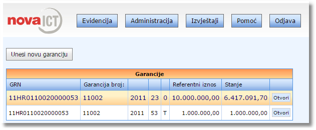 Dvije garancije Dvije garancije